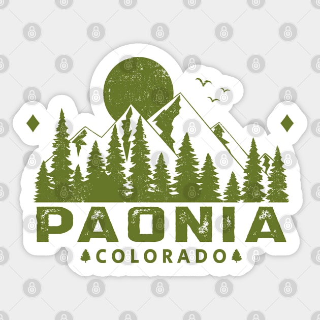 Paonia Colorado Mountain View Sticker by HomeSpirit